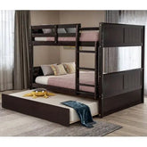 Bellemave® Full Size Bunk Bed with Trundle Bed - Bellemave